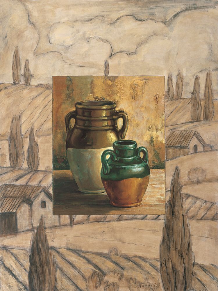 Jarrones del Campo I art print by Raul Tamaris for $57.95 CAD