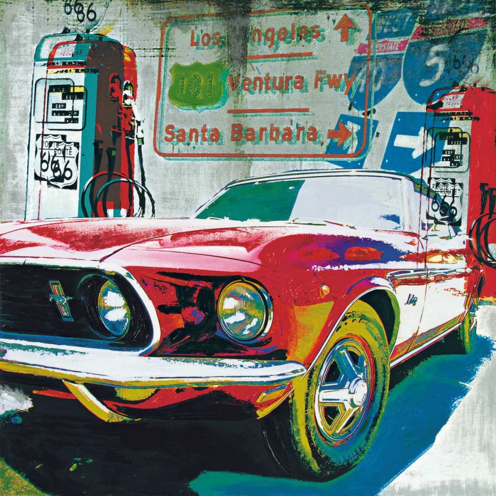 Ventura Freeway art print by Ray Foster for $57.95 CAD