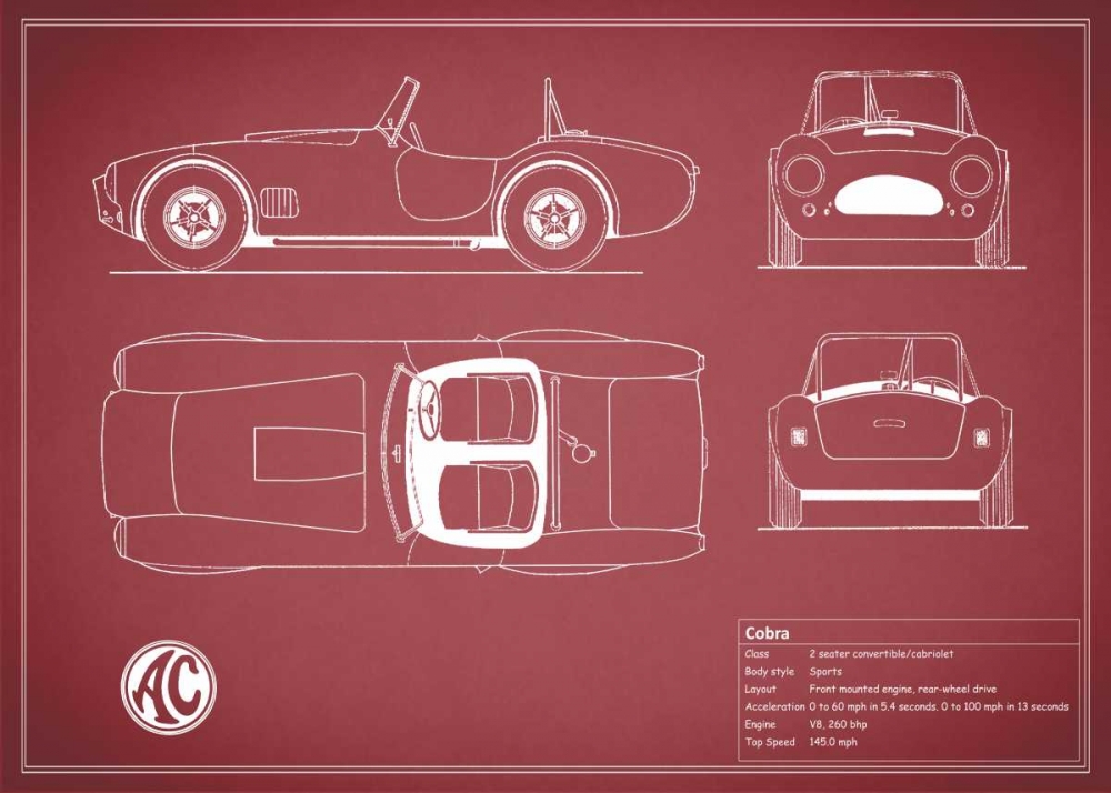 Cobra Red-Maroon art print by Mark Rogan for $57.95 CAD