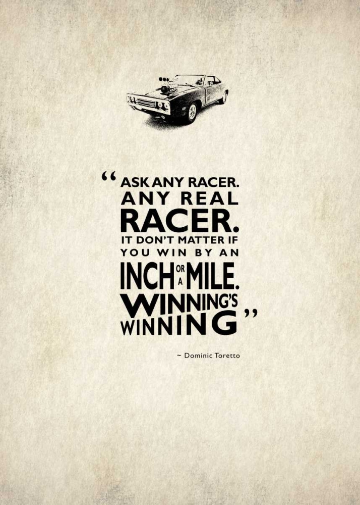 Ask Any Racer art print by Mark Rogan for $57.95 CAD