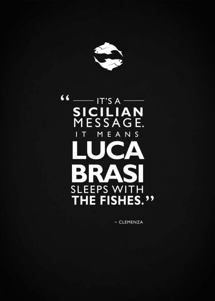 Luca Brasi art print by Mark Rogan for $57.95 CAD