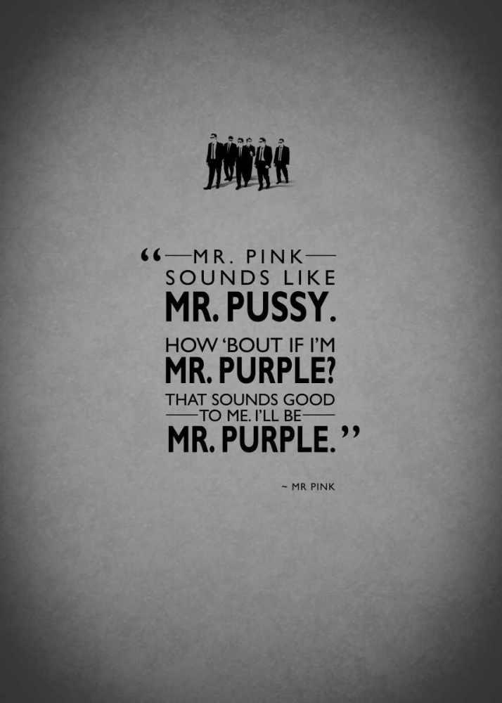 Reservoir-Dogs Mr-Pink art print by Mark Rogan for $57.95 CAD