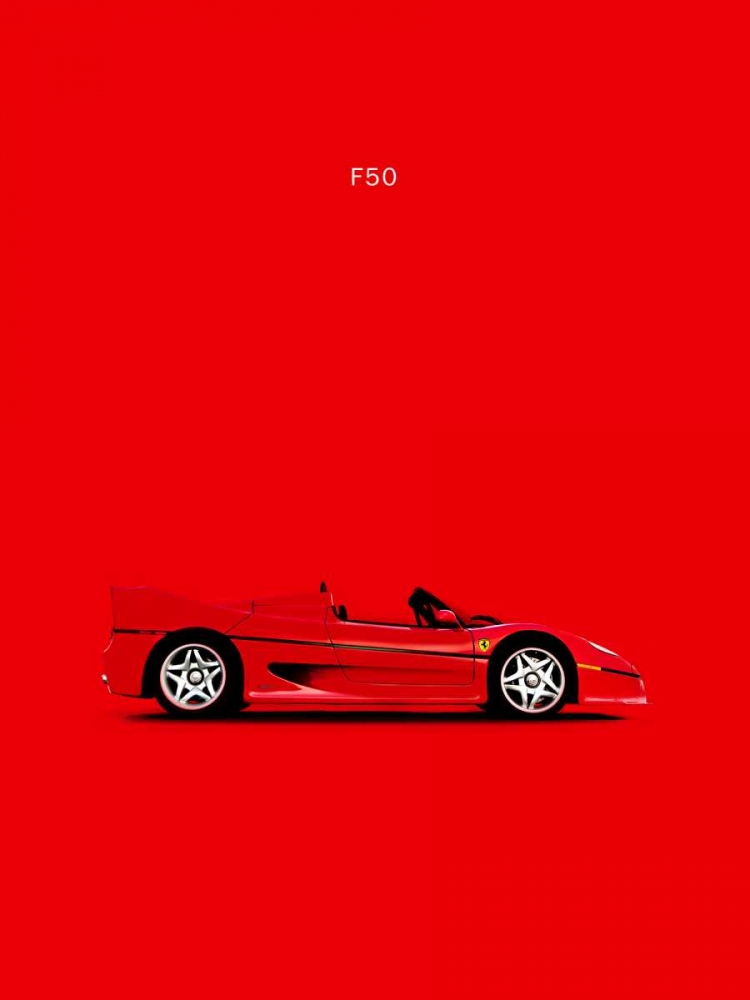 Ferrari F50 art print by Mark Rogan for $57.95 CAD
