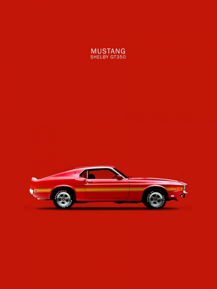 Ford Mustang Shelby GT350 1969 art print by Mark Rogan for $57.95 CAD