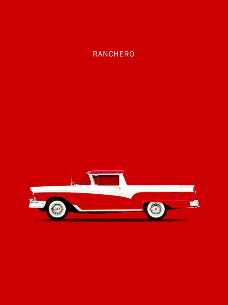 Ford Ranchero 57 art print by Mark Rogan for $57.95 CAD