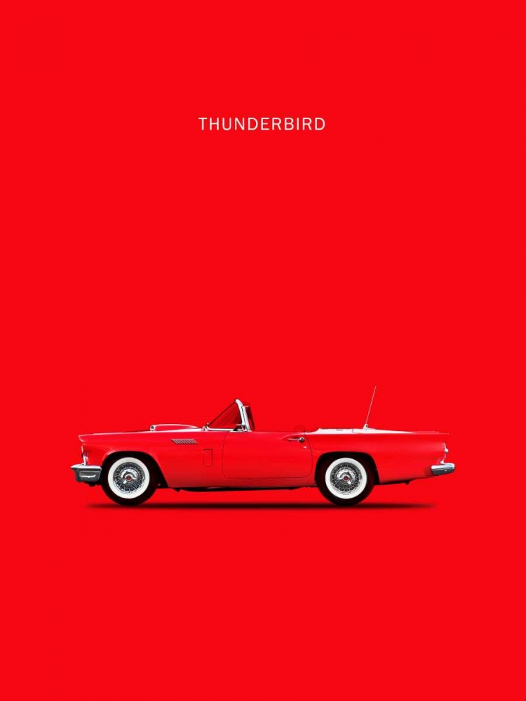 Ford Thunderbird 1957 art print by Mark Rogan for $57.95 CAD
