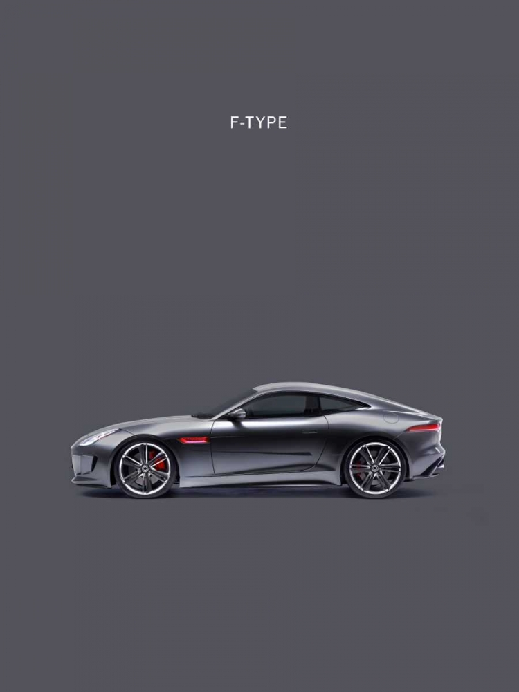 Jaguar F-Type Grey art print by Mark Rogan for $57.95 CAD