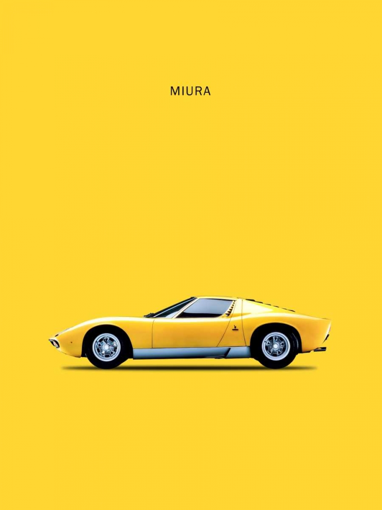 Lambo Miura 72 art print by Mark Rogan for $57.95 CAD