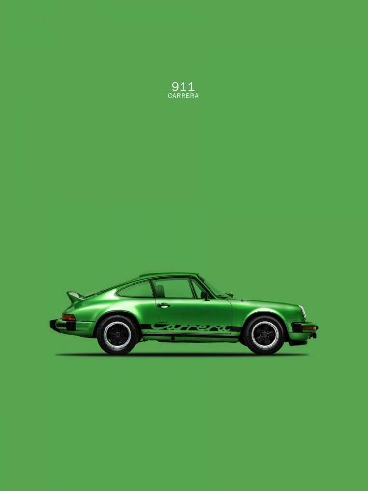 Porsche 911 Carrera Green art print by Mark Rogan for $57.95 CAD