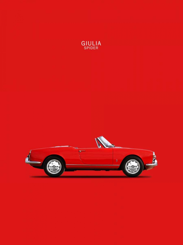Alfa Romeo Giulia Spider 1964 art print by Mark Rogan for $57.95 CAD