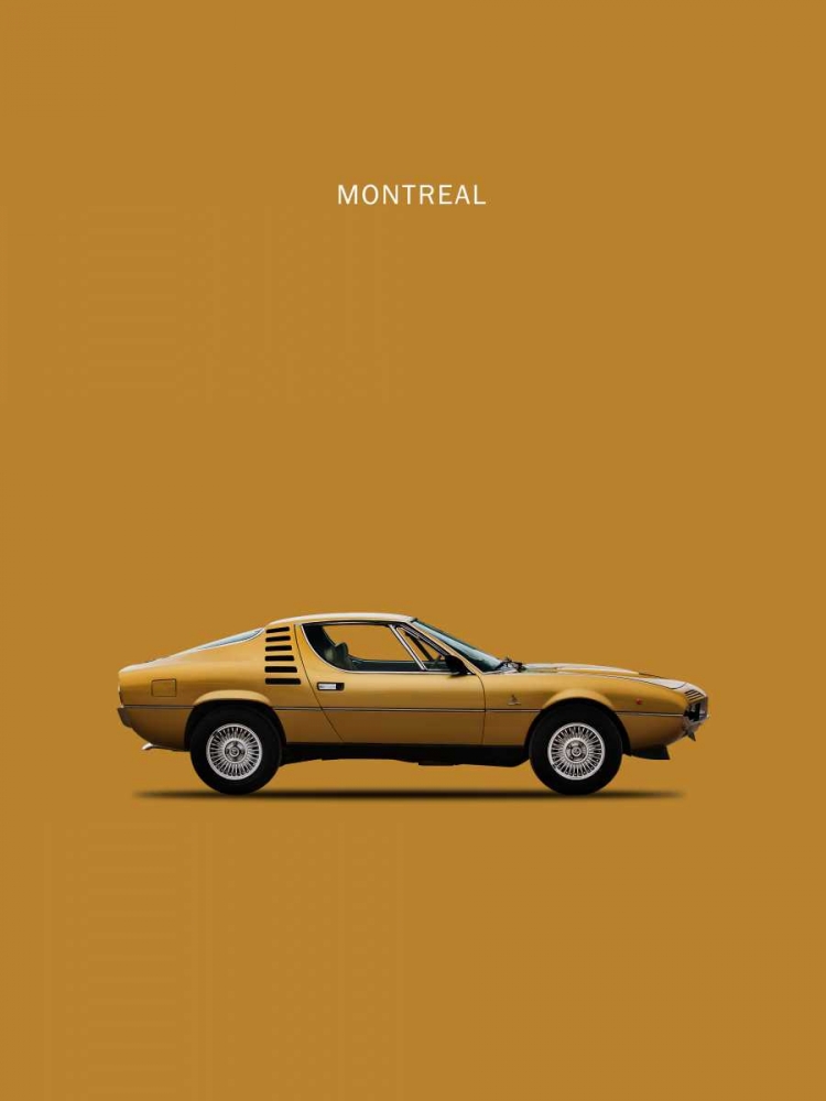 Alfa Romeo Montreal 1972 art print by Mark Rogan for $57.95 CAD