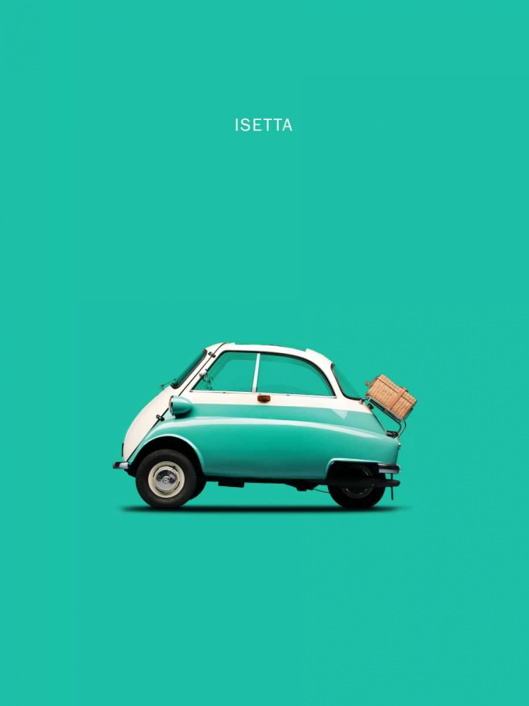 BMW Isetta 300 Red art print by Mark Rogan for $57.95 CAD