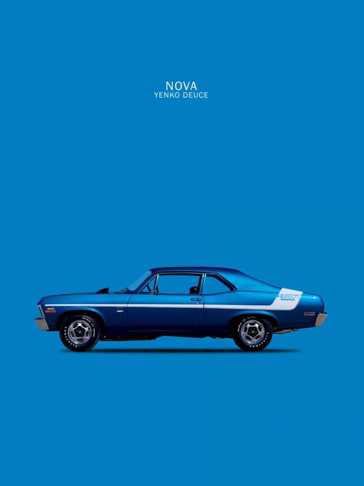 Chevy Nova 350 Yenko Deuce 70 art print by Mark Rogan for $57.95 CAD