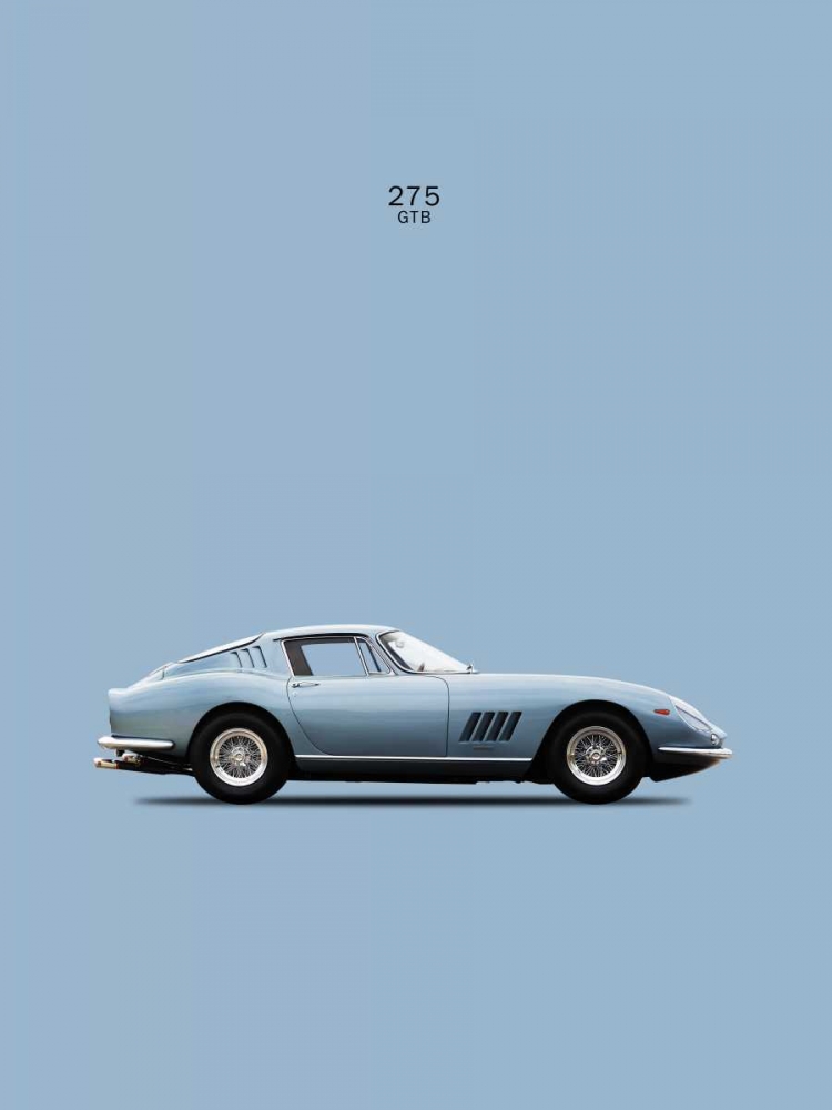 Ferrari 275-GTB 1966 art print by Mark Rogan for $57.95 CAD