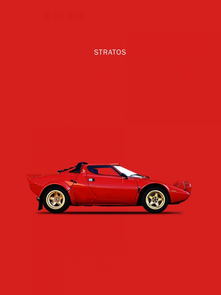 Lancia Stratos 1974 art print by Mark Rogan for $57.95 CAD