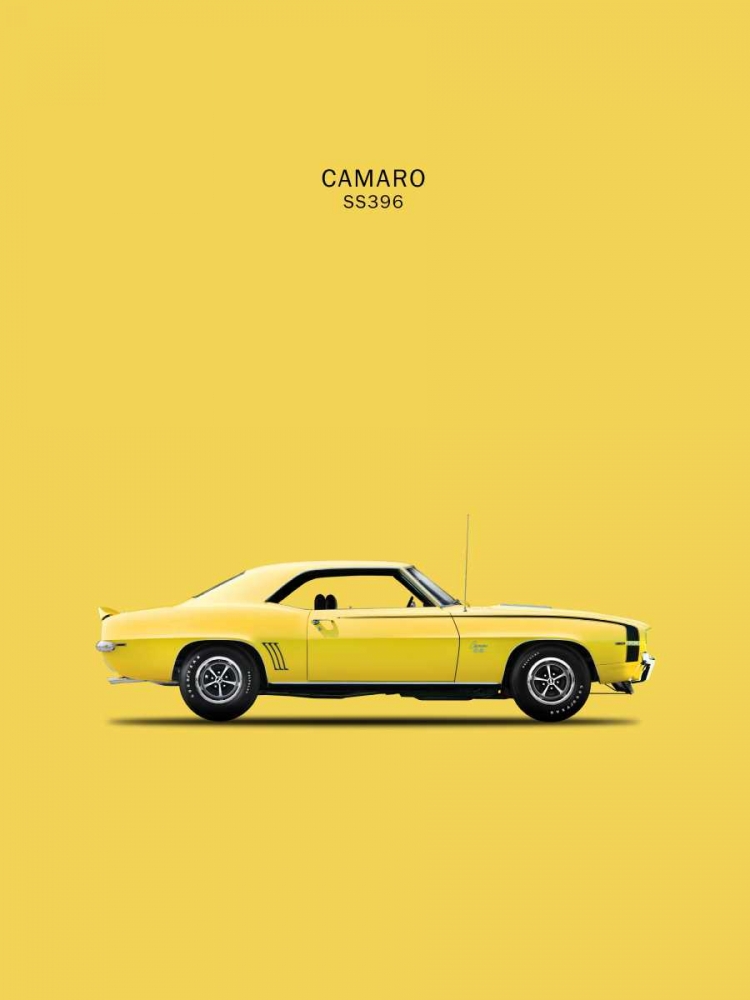 Chevy Camaro SS396 1969 art print by Mark Rogan for $57.95 CAD