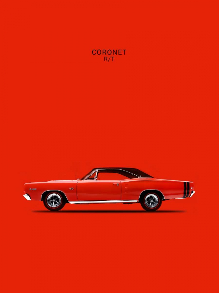 Dodge Coronet RT426 Hemi 1968 art print by Mark Rogan for $57.95 CAD