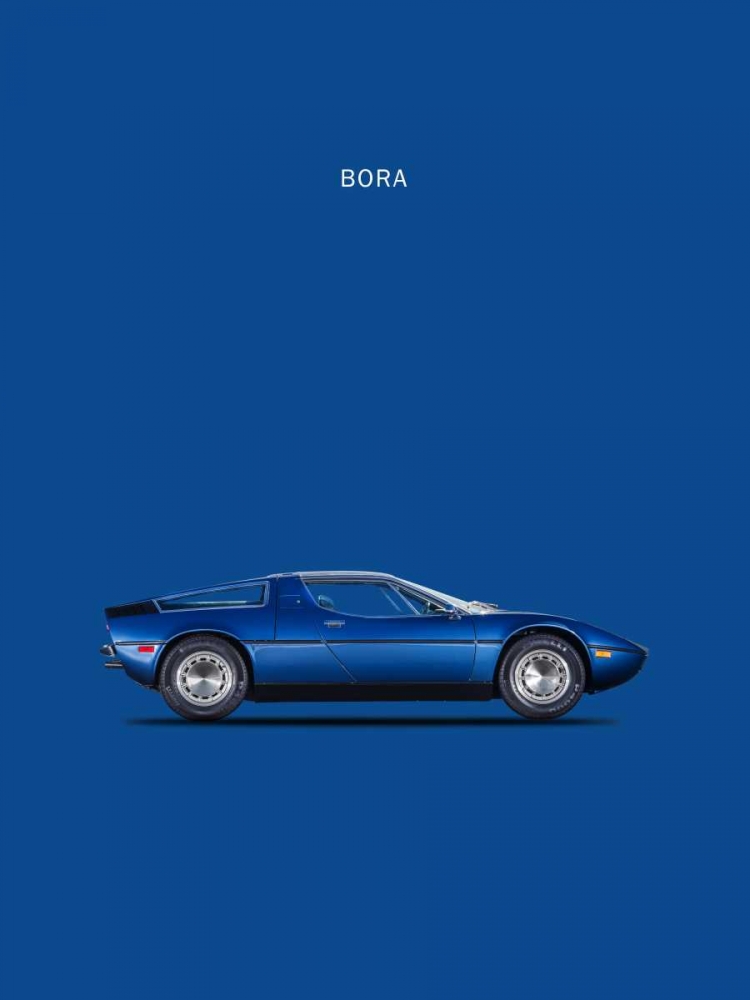 Maserati Bora 1973 art print by Mark Rogan for $57.95 CAD