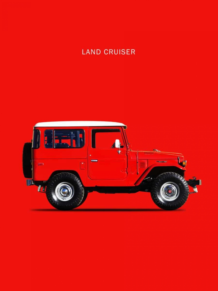 Toyota Land Cruiser FJ40 1977 art print by Mark Rogan for $57.95 CAD