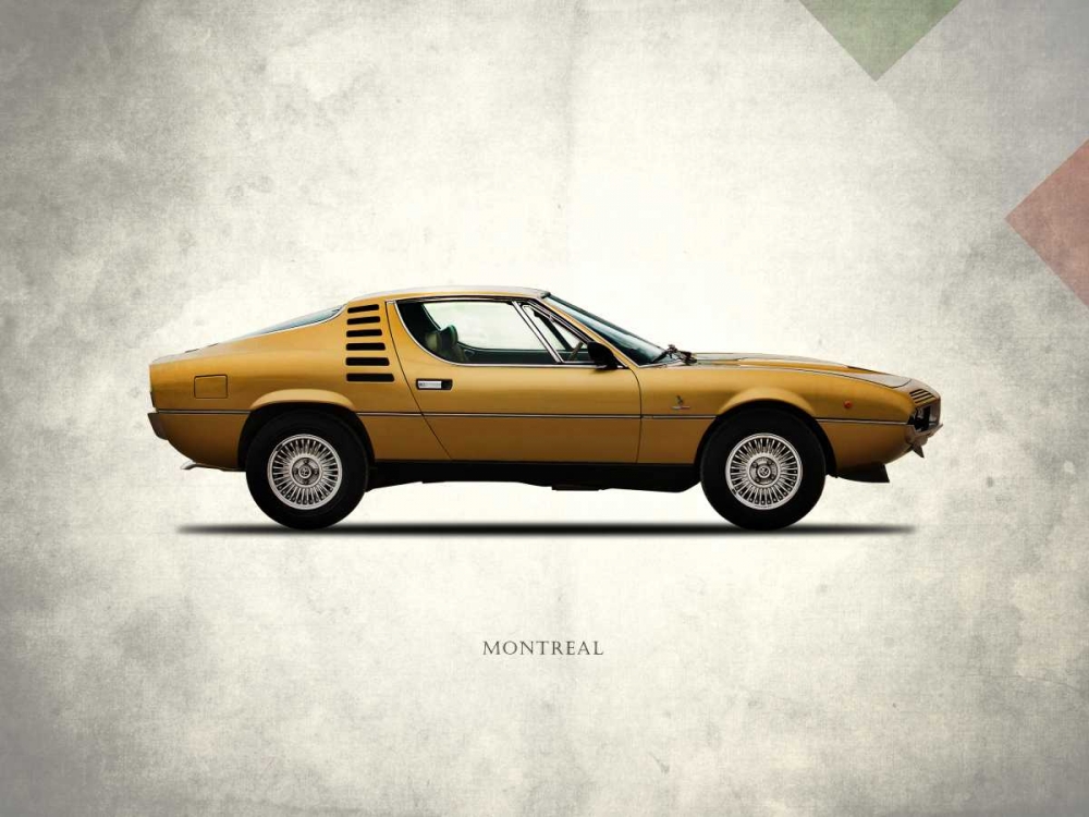 Alfa-Romeo Montreal 1972 art print by Mark Rogan for $57.95 CAD