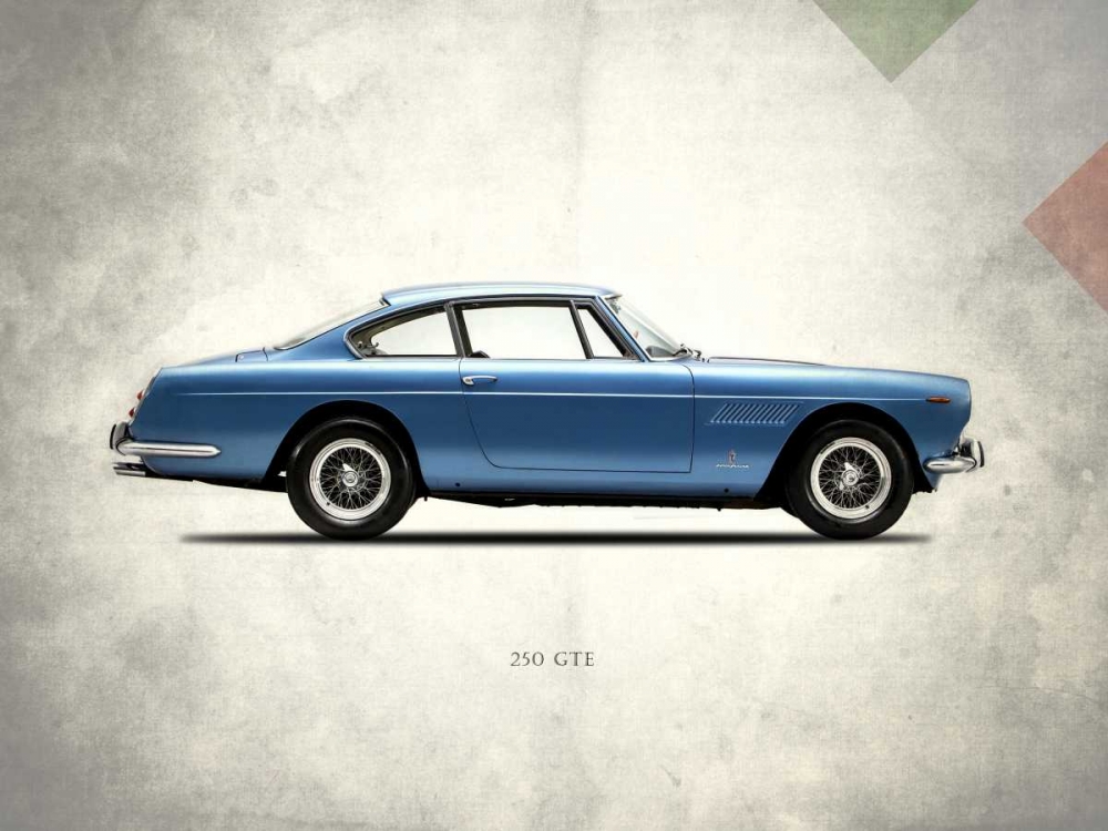 Ferrari 250GTE 1962 art print by Mark Rogan for $57.95 CAD