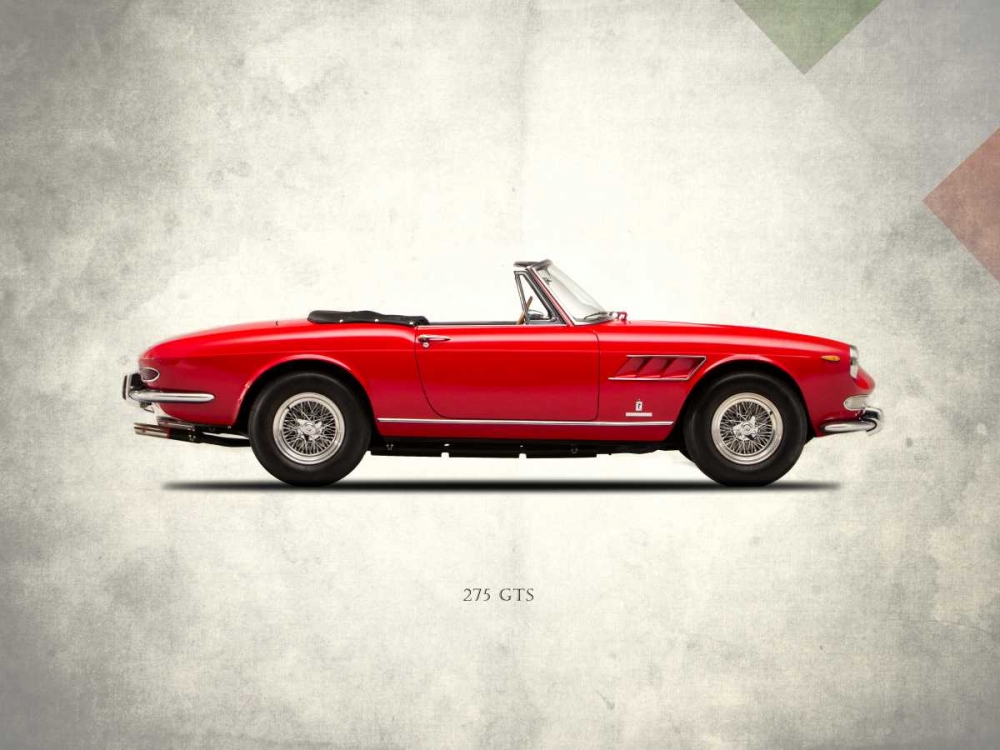 Ferrari 275GTS 1966 art print by Mark Rogan for $57.95 CAD