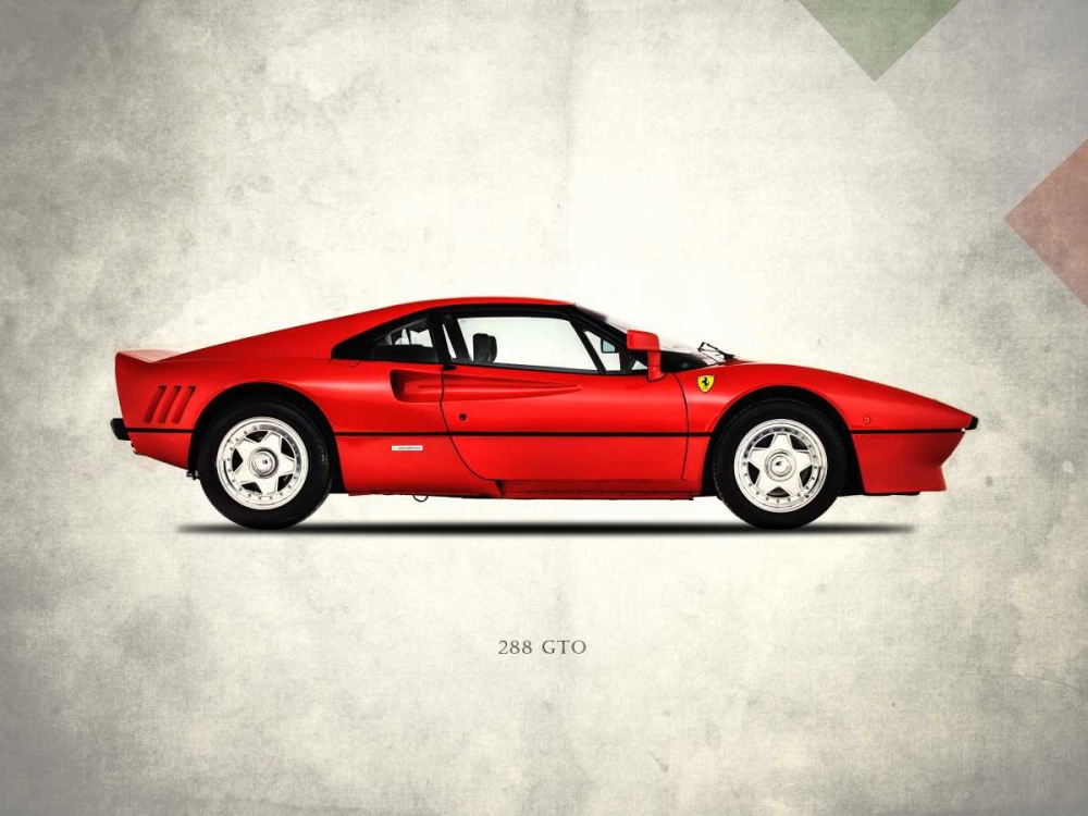 Ferrari 288-GTO Berlinetta 198 art print by Mark Rogan for $57.95 CAD