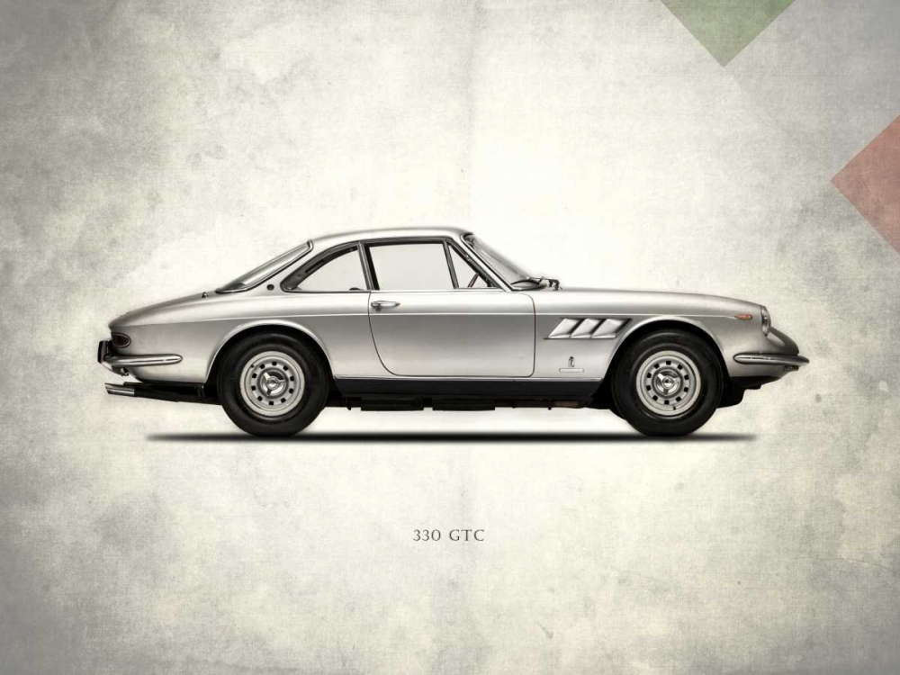 Ferrari 330GTC 1968 art print by Mark Rogan for $57.95 CAD