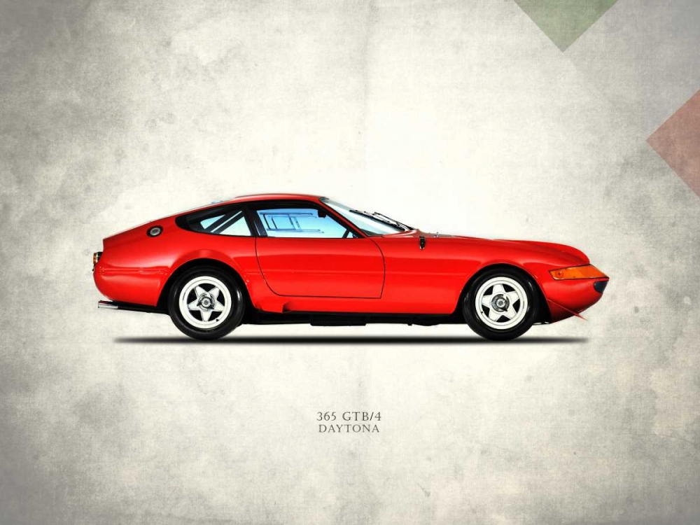 Ferrari 365 GTB-4 1969 art print by Mark Rogan for $57.95 CAD
