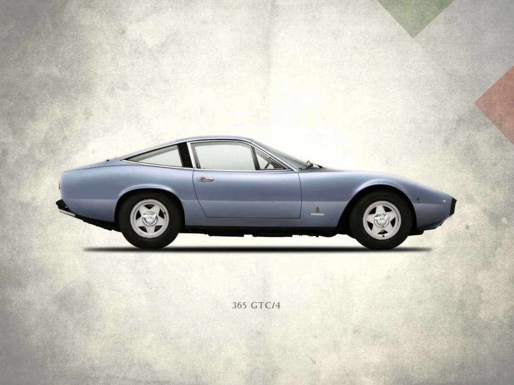 Ferrari 365GTC-4 1972 art print by Mark Rogan for $57.95 CAD