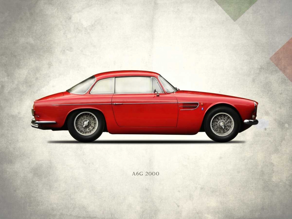 Maserati A6G 2000 1956 art print by Mark Rogan for $57.95 CAD