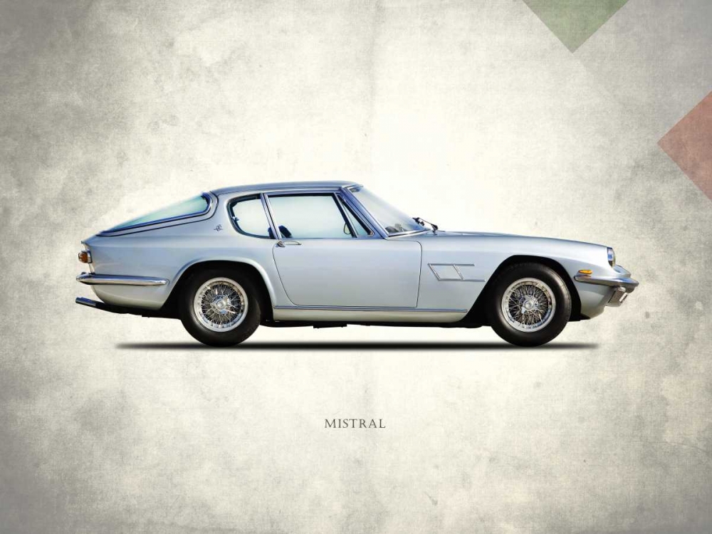 Maserati Mistral 1969 art print by Mark Rogan for $57.95 CAD