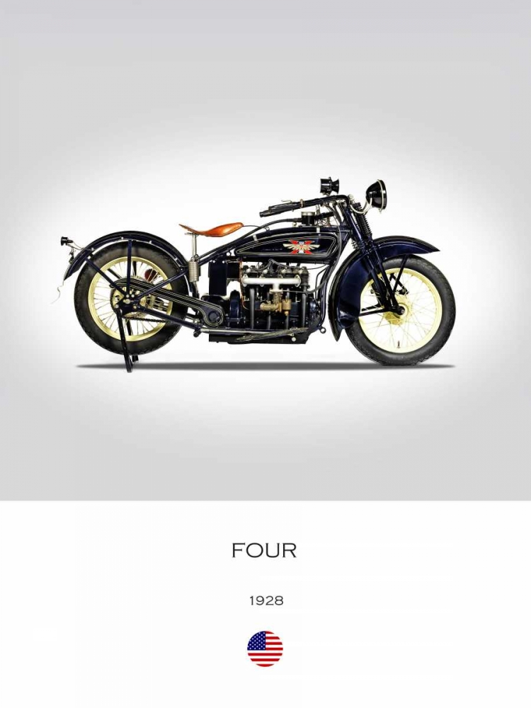 Henderson Four 1928 art print by Mark Rogan for $57.95 CAD