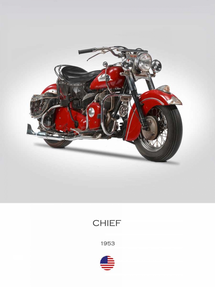 Indian Chief 1953 art print by Mark Rogan for $57.95 CAD