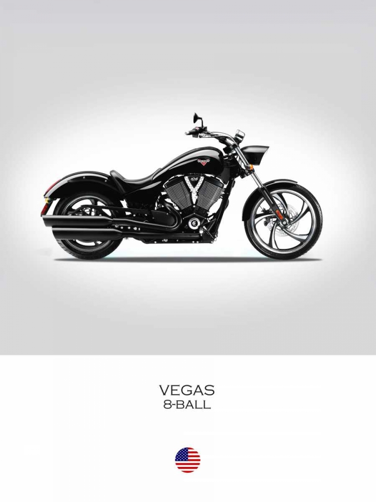 Victory Vegas 8 Ball art print by Mark Rogan for $57.95 CAD