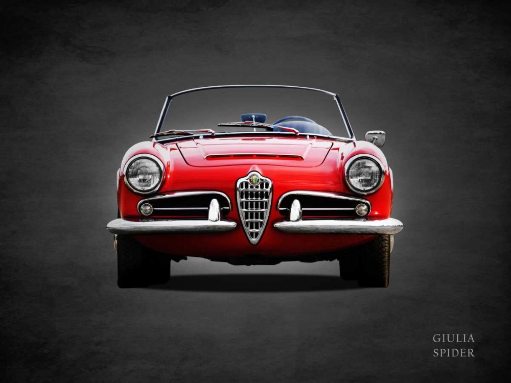 Alfa Giulia 1600 Spider 1964 art print by Mark Rogan for $57.95 CAD
