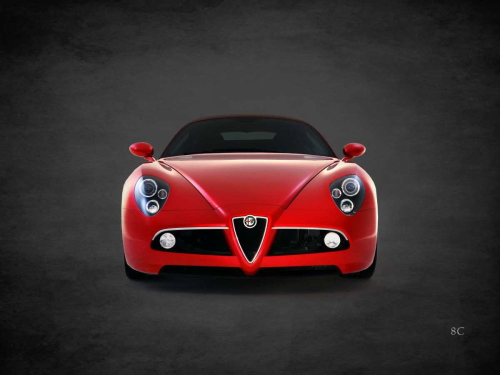Alfa Romeo 8C 2008 art print by Mark Rogan for $57.95 CAD