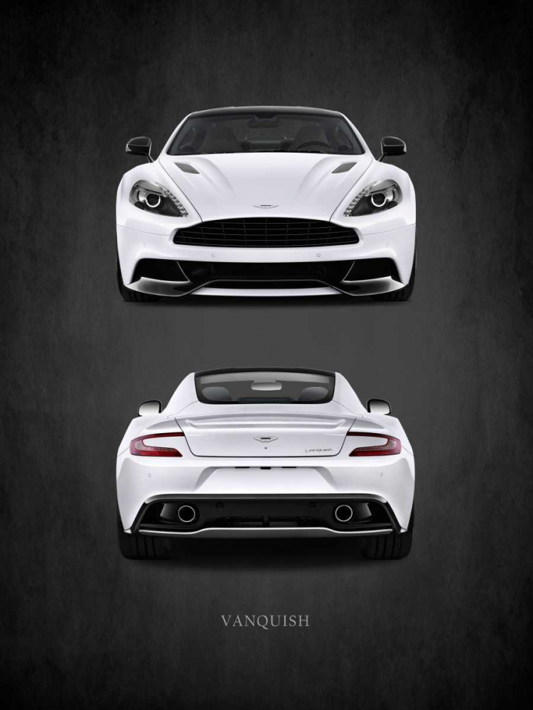 Aston Martin Vanquish art print by Mark Rogan for $57.95 CAD