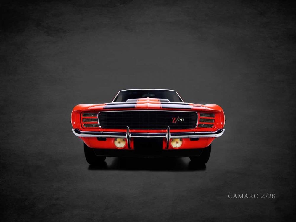 Chevrolet Camaro Z28 1969 art print by Mark Rogan for $57.95 CAD
