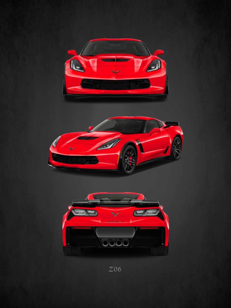 Chevrolet-Corvette-Z06 art print by Mark Rogan for $57.95 CAD