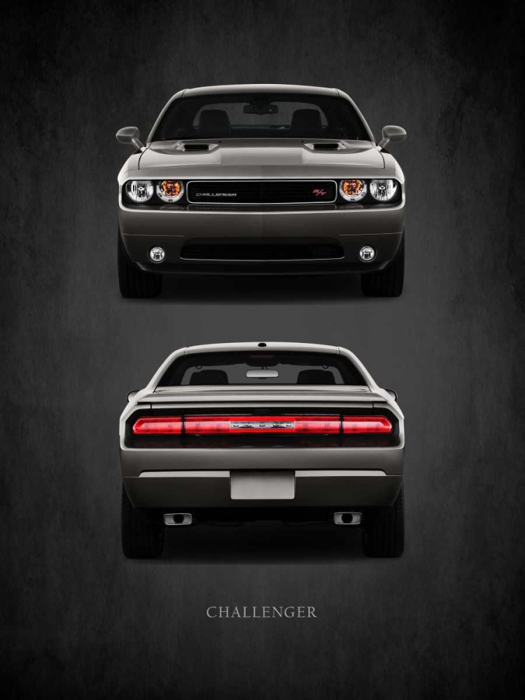 Dodge Challenger RT art print by Mark Rogan for $57.95 CAD