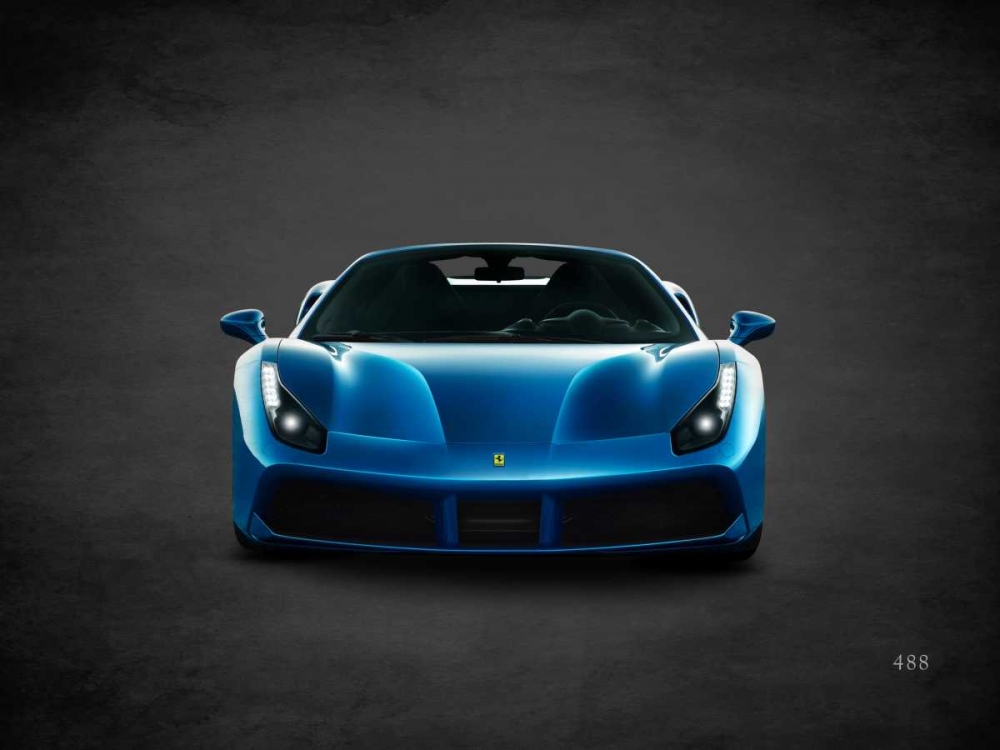 Ferrari 488 art print by Mark Rogan for $57.95 CAD