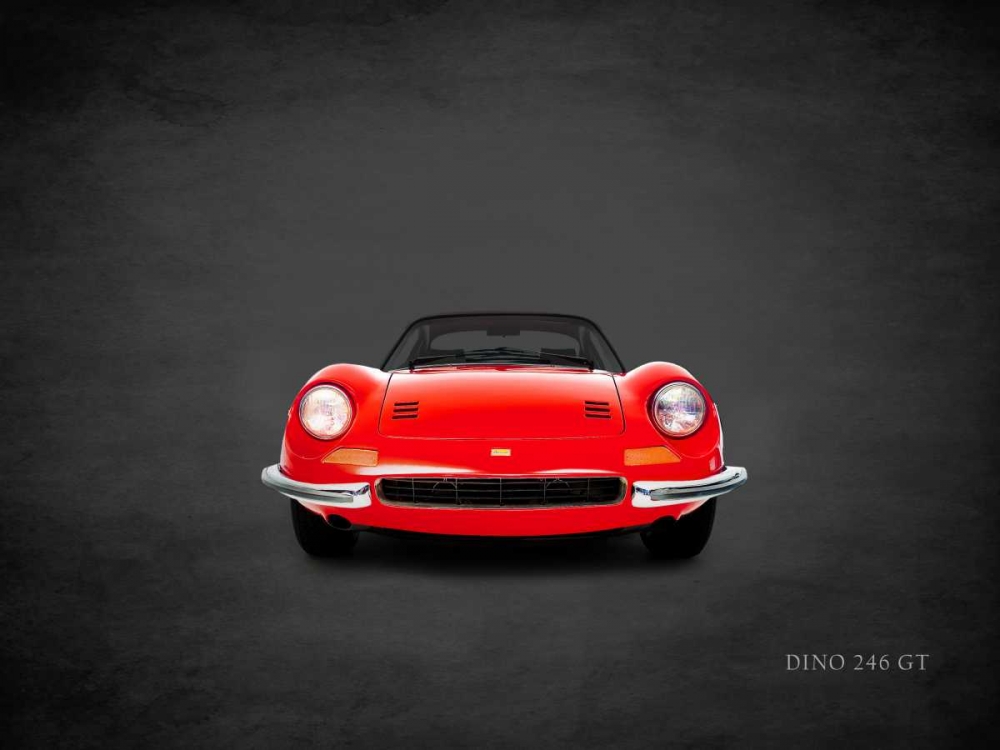 Ferrari Dino 246GT 1969 art print by Mark Rogan for $57.95 CAD