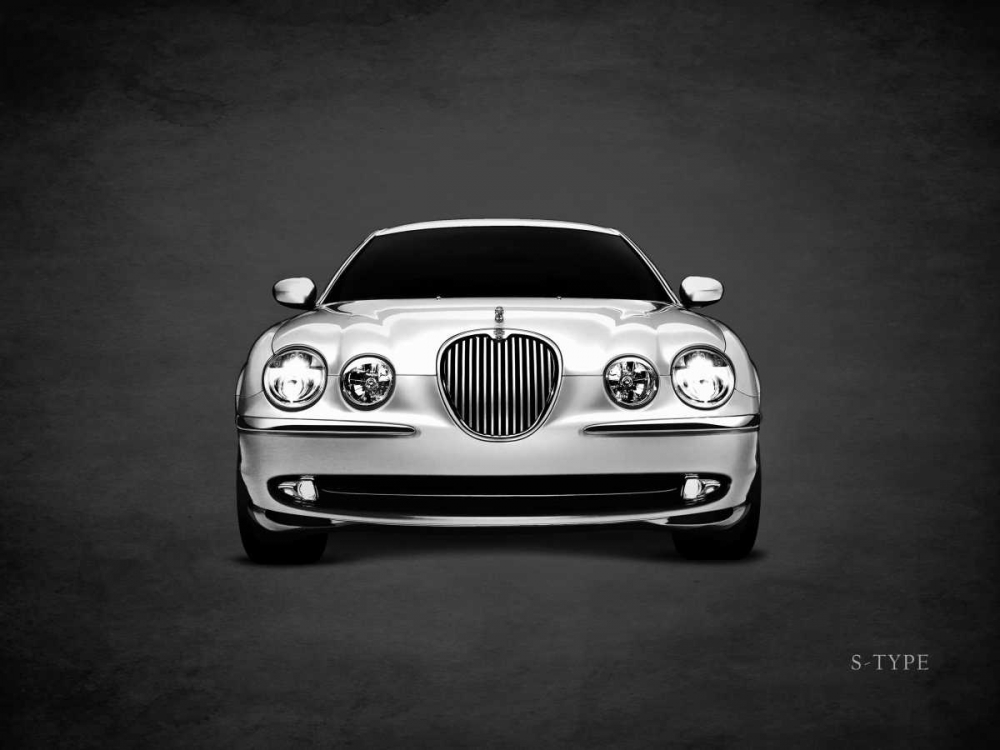 Jaguar S-Type art print by Mark Rogan for $57.95 CAD