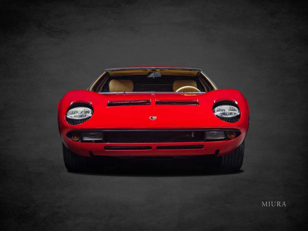 Lamborghini Miura art print by Mark Rogan for $57.95 CAD