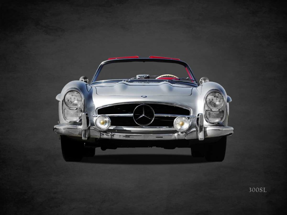 Mercedes Benz 300SL 1958 art print by Mark Rogan for $57.95 CAD