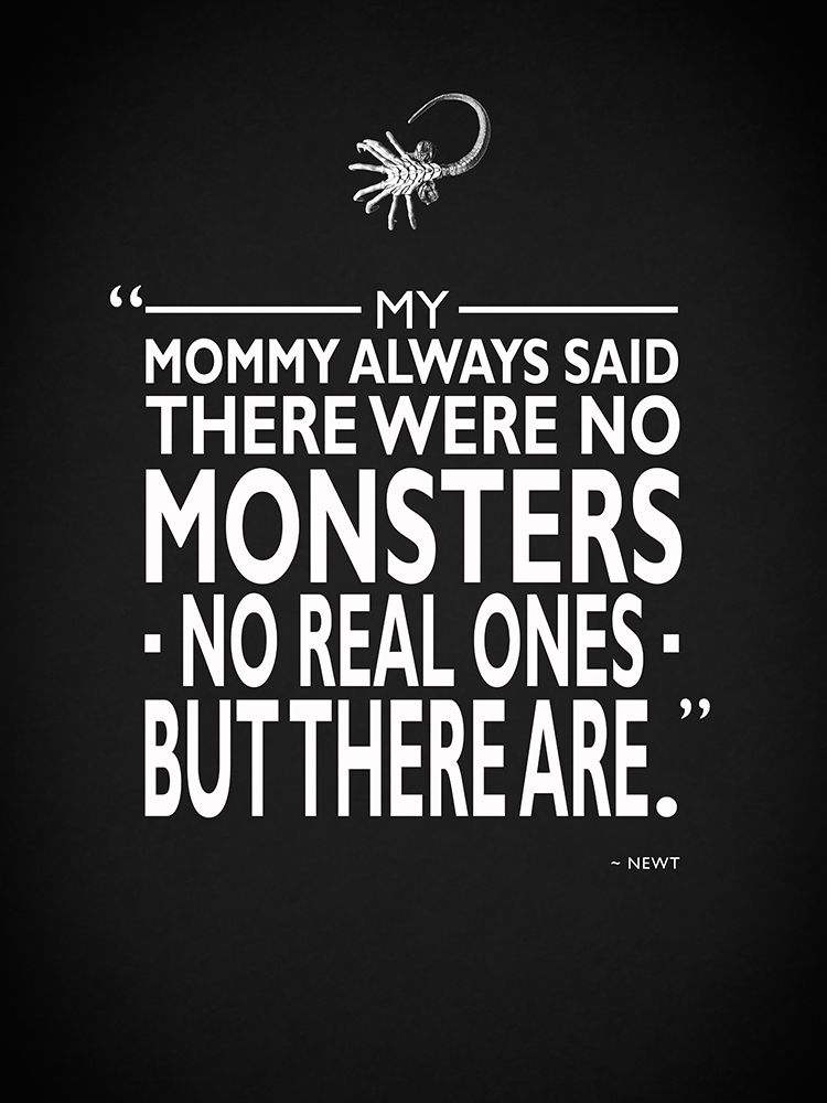 Aliens - No Monsters art print by Mark Rogan for $57.95 CAD