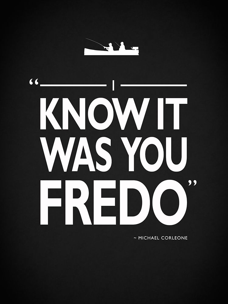 Godfather It Was You Fredo art print by Mark Rogan for $57.95 CAD