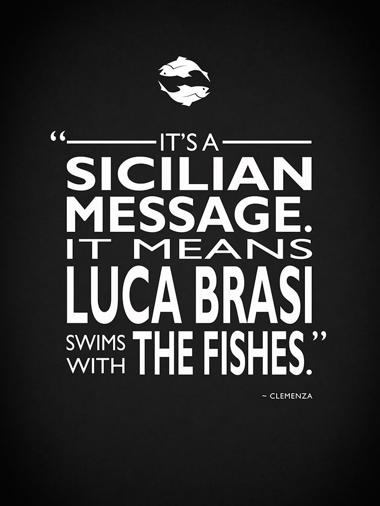 Godfather Luca Brasi art print by Mark Rogan for $57.95 CAD