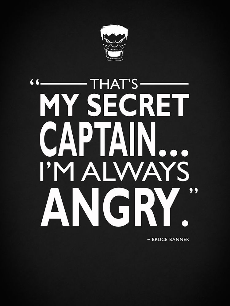 Hulk Alwas Angry art print by Mark Rogan for $57.95 CAD